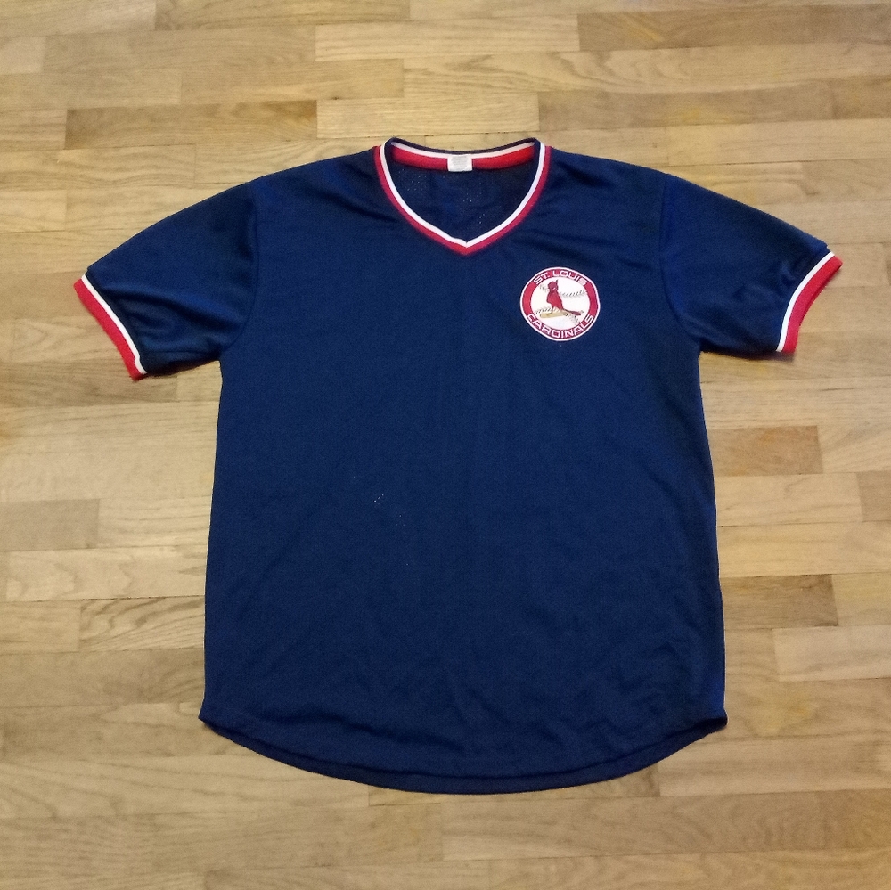 St Louis Cardinals SGA Jersey Navy Blue Adult XL